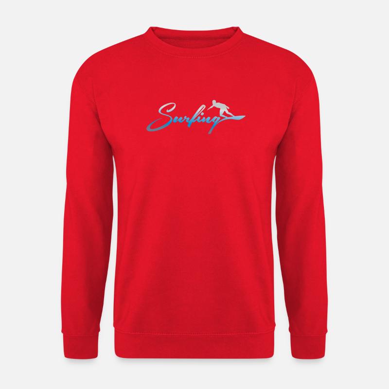 SURFING, SURFING - Unisex Sweatshirt - red