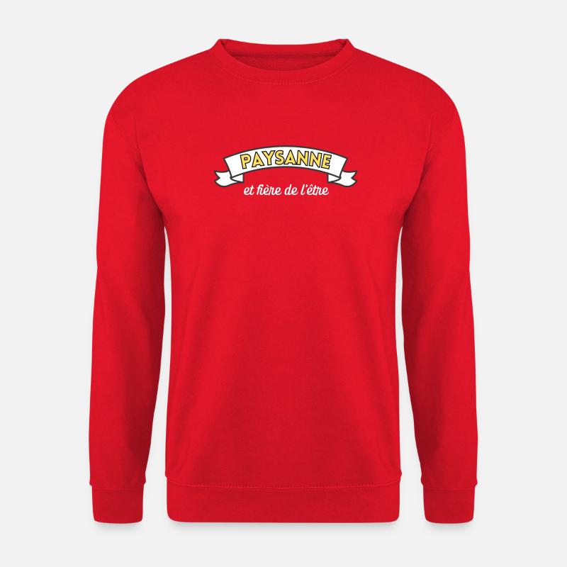 T-Shirt BAUER und stolz darauf - Unisex Pullover - Rot
