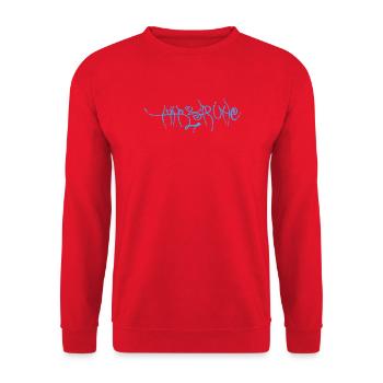Blue Artistic Karlsruhe Souvenir - Unisex Sweatshirt - red - Front - Alina (178cm) & Michal (187cm)