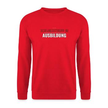Schlauchtrupp in Ausbildung – Gruppen-Shirt - Unisex Pullover - Rot - Vorne - Alina (178cm) & Michal (187cm)