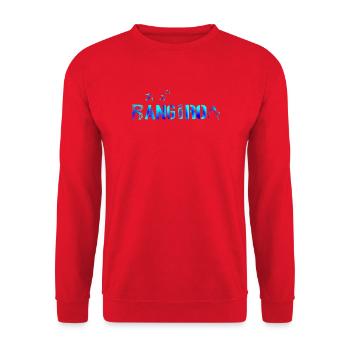 RANGIROA - Sweat-shirt Unisexe - rouge - Devant - Alina (178cm) & Michal (187cm)
