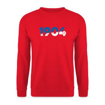 Schalke Gelsenkirchen Liebe  - Unisex Pullover - Rot - Vorne - Alina (178cm) & Michal (187cm)