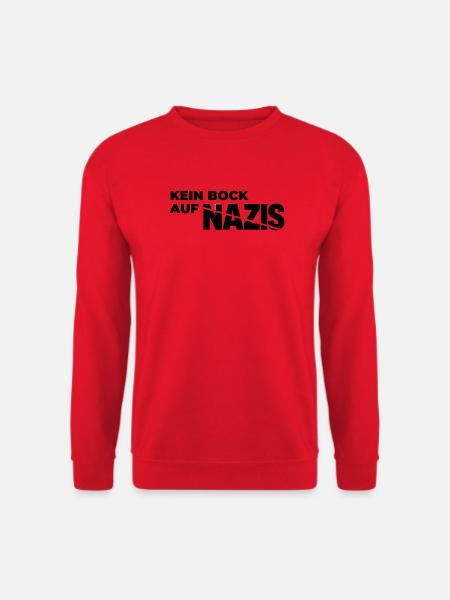 Kein_Bock_auf_Nazis - Unisex Pullover - Rot