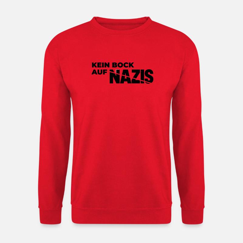Kein_Bock_auf_Nazis - Unisex Pullover - Rot