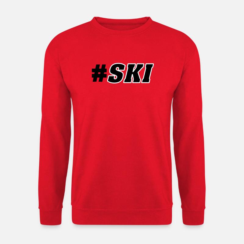 Ski slope - Unisex Sweatshirt - red
