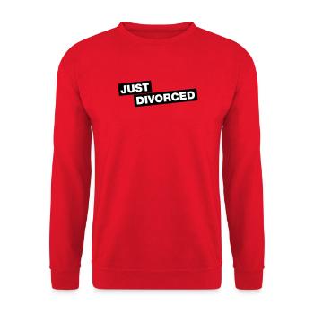 Je viens de divorcer - Sweat-shirt Unisexe - rouge - Devant - Alina (178cm) & Michal (187cm)