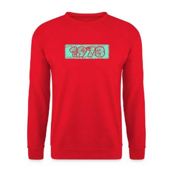 1978 - Sweat-shirt Unisexe - rouge - Devant - Alina (178cm) & Michal (187cm)