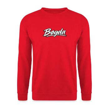 Bøgda - Unisex Pullover - Rot - Vorne - Alina (178cm) & Michal (187cm)