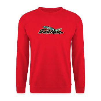 Surf More – Wind Classic - Unisex Pullover - Rot - Vorne - Alina (178cm) & Michal (187cm)