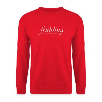 Vivaldi 1v4 - Unisex Pullover - Rot - Vorne - Alina (178cm) & Michal (187cm)