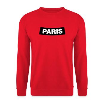 Paris Chapter Element (JGA MC-Rocker-Design) - Unisex Pullover - Rot - Vorne - Alina (178cm) & Michal (187cm)