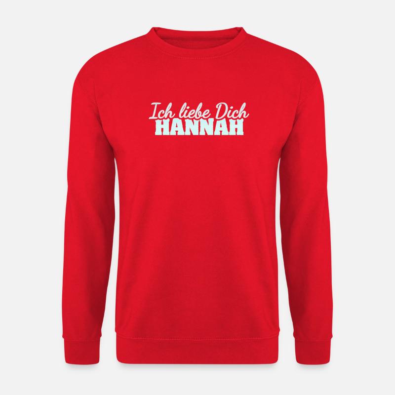 Liebe Han - Unisex Pullover - Rot