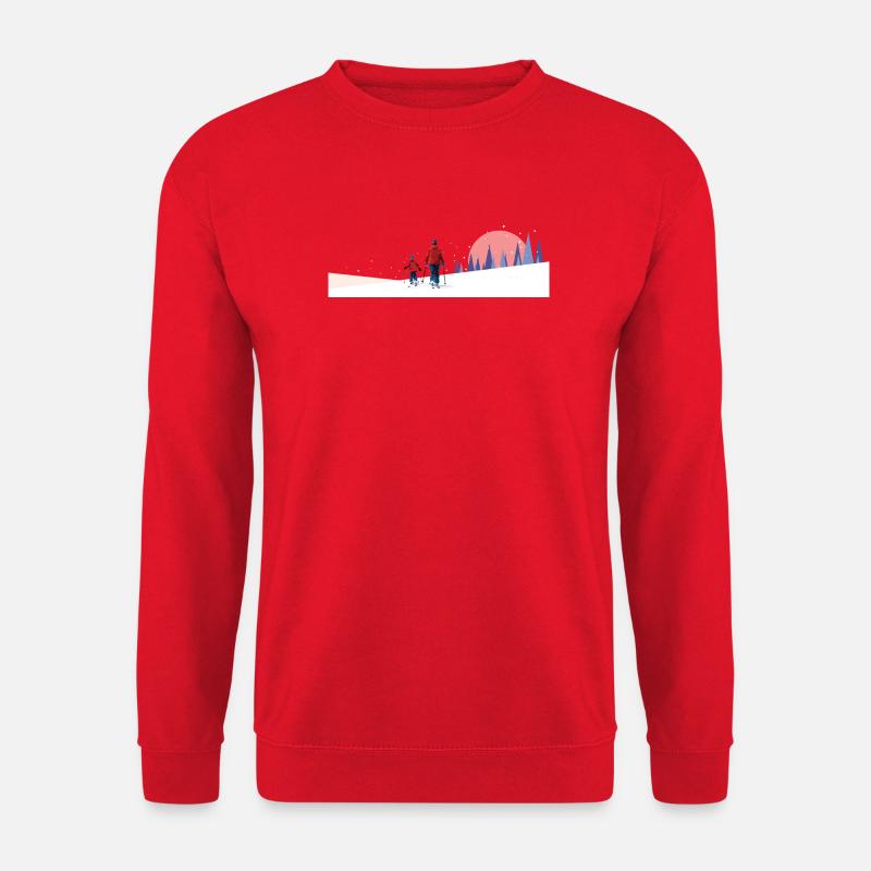 Backcountry Ski Team - Unisex Pullover - Rot