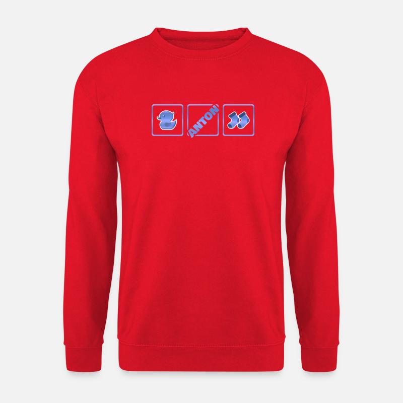 Anton als Kind - Unisex Pullover - Rot