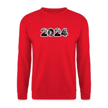 2024 - Unisex Pullover - Rot - Vorne - Alina (178cm) & Michal (187cm)