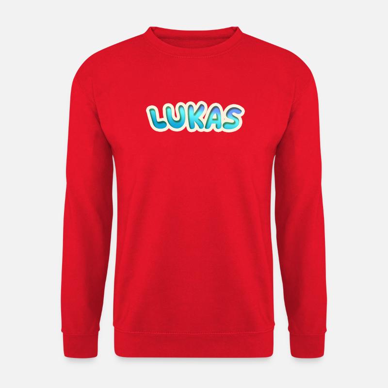 Gift for Lukas - Unisex Sweatshirt - red