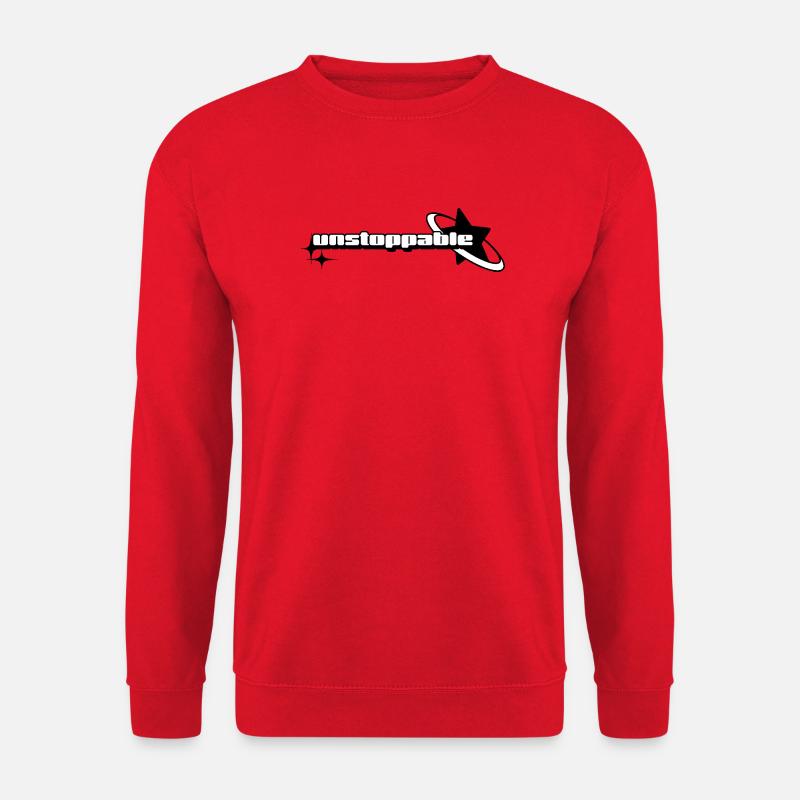 Unaufhaltsames Grafikdesign - Unisex Pullover - Rot