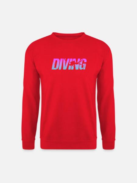 Tauchen Diving - Unisex Pullover - Rot