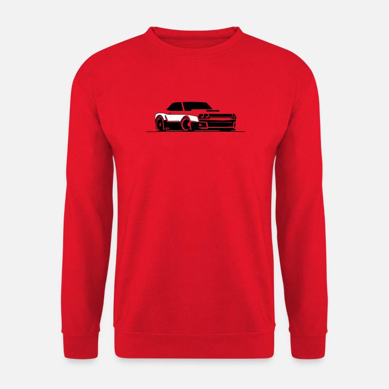 Challenger SRT Hellcat - Unisex Sweatshirt - red