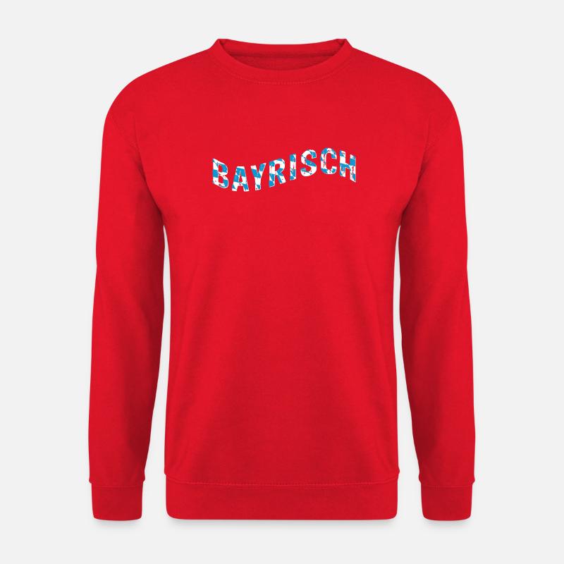 Bayerisch Schriftzug | Bayern - Unisex Pullover - Rot