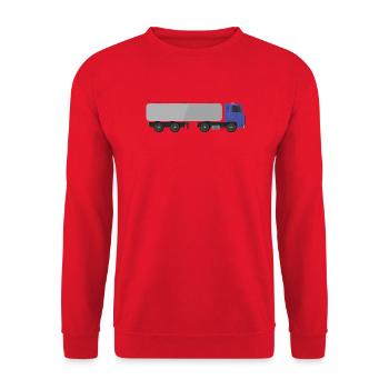 Tanker truck - Unisex Sweatshirt - red - Front - Alina (178cm) & Michal (187cm)