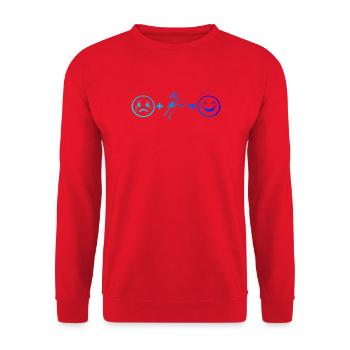 Cadeau de la scène du pickleball pour les fans de pickleball - Sweat-shirt Unisexe - rouge - Devant - Alina (178cm) & Michal (187cm)