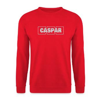 Caspar - Unisex Pullover - Rot - Vorne - Alina (178cm) & Michal (187cm)