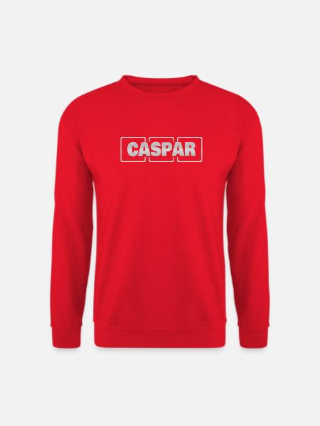 Caspar - Unisex Pullover - Rot