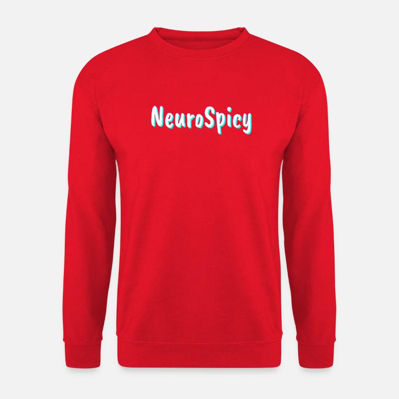 Neurospicy Neurodivergent ADHS Autismus - Unisex Pullover - Rot