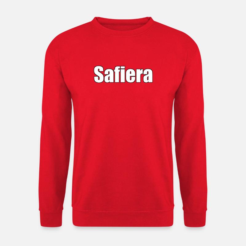 Safiera - (menschlicher Name) - Unisex Pullover - Rot