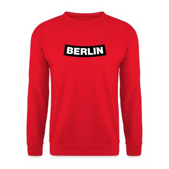 Berlin Chapter Element (JGA MC-Rocker-Design) - Unisex Pullover - Rot - Vorne - Alina (178cm) & Michal (187cm)