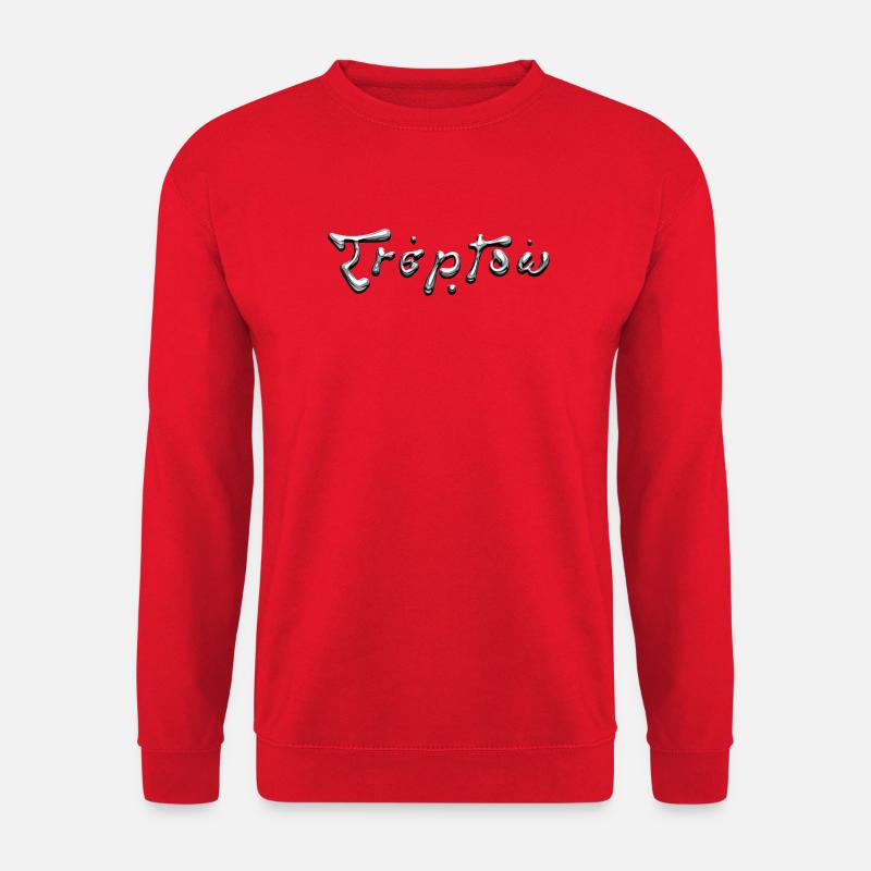 Typographie Treptow Liquid Chrome - Sweat-shirt Unisexe - rouge