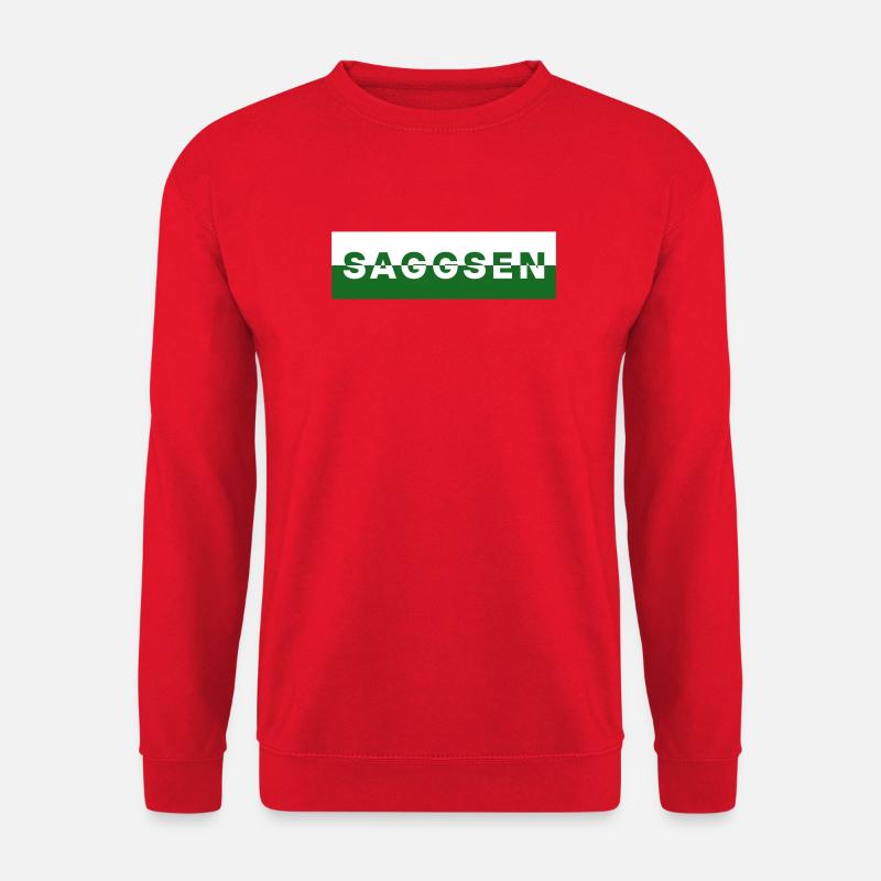 Saggsen / Sachsen - Unisex Pullover - Rot