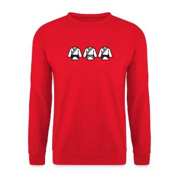 J'aime le judo - Sweat-shirt Unisexe - rouge - Devant - Alina (178cm) & Michal (187cm)