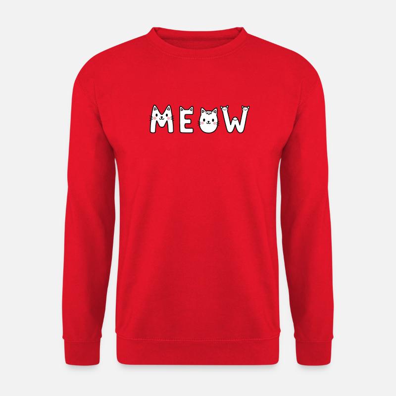 Perfekte Buchstaben - Unisex Pullover - Rot