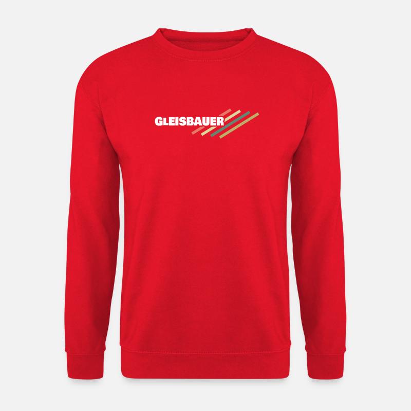 Arbeitsplatz Gleisbauer - Unisex Pullover - Rot