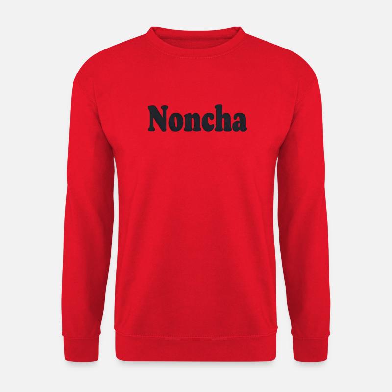 Noncha – Flämisches Textdesign - Unisex Pullover - Rot