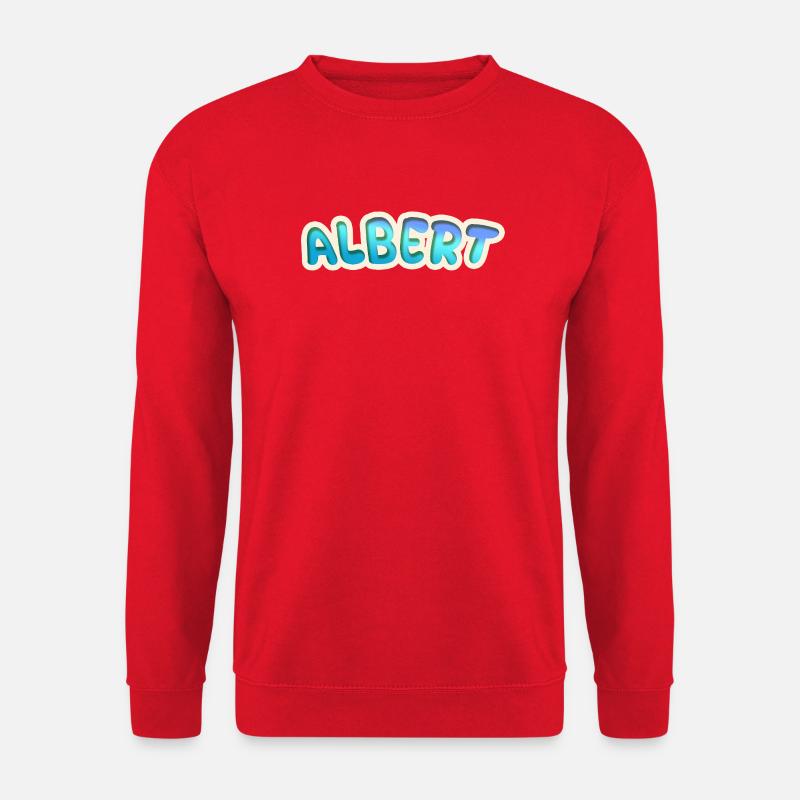 Albert als Beruf - Unisex Pullover - Rot