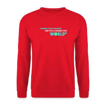 Verhaltenstherapie Therapie Verhalten - Unisex Pullover - Rot - Vorne - Alina (178cm) & Michal (187cm)