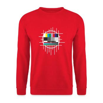 testbild - Sweat-shirt Unisexe - rouge - Devant - Alina (178cm) & Michal (187cm)