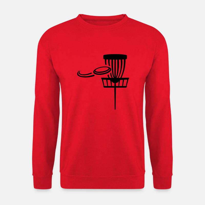 Disc Golf - Sweat-shirt Unisexe - rouge