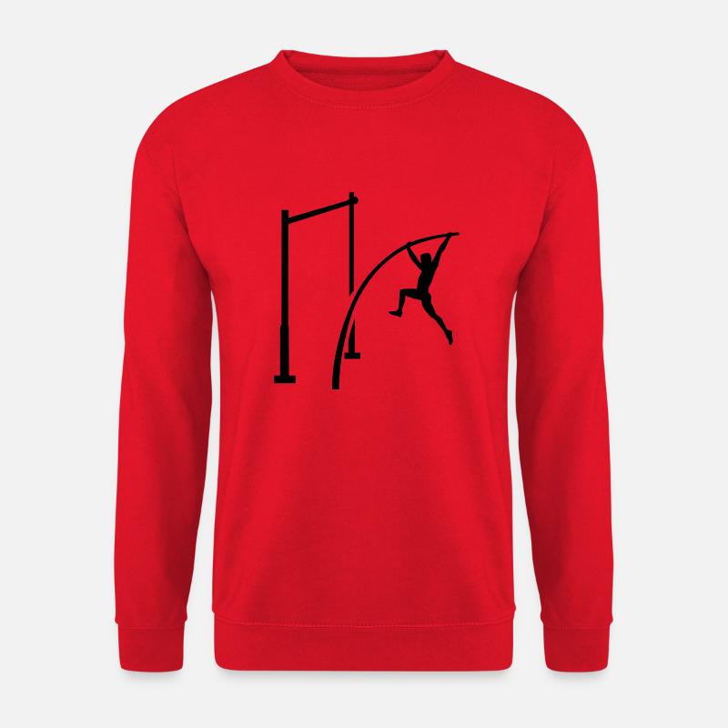 Stabhochsprung - Unisex Pullover - Rot
