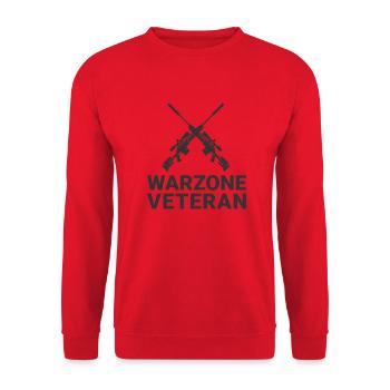 WARZONE VÉTÉRAN COD - Sweat-shirt Unisexe - rouge - Devant - Alina (178cm) & Michal (187cm)