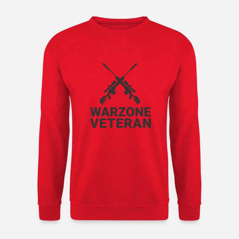 WARZONE VÉTÉRAN COD - Sweat-shirt Unisexe - rouge