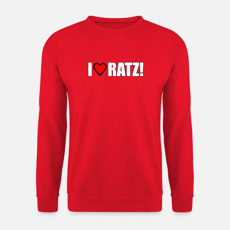 Ich liebe Ratz! - Unisex Pullover - Rot