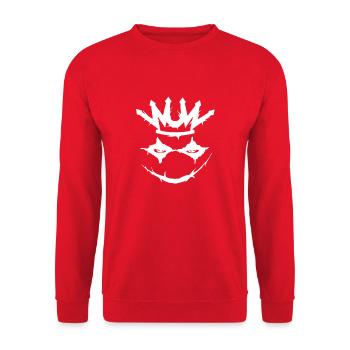 chrismas joker - Unisex Sweatshirt - red - Front - Alina (178cm) & Michal (187cm)