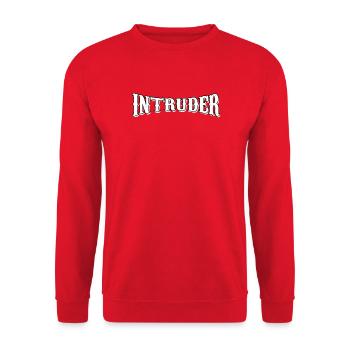 intruder hacker eindringling clan sticker computer - Unisex Pullover - Rot - Vorne - Alina (178cm) & Michal (187cm)