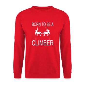 climbing - Unisex Pullover - Rot - Vorne - Alina (178cm) & Michal (187cm)