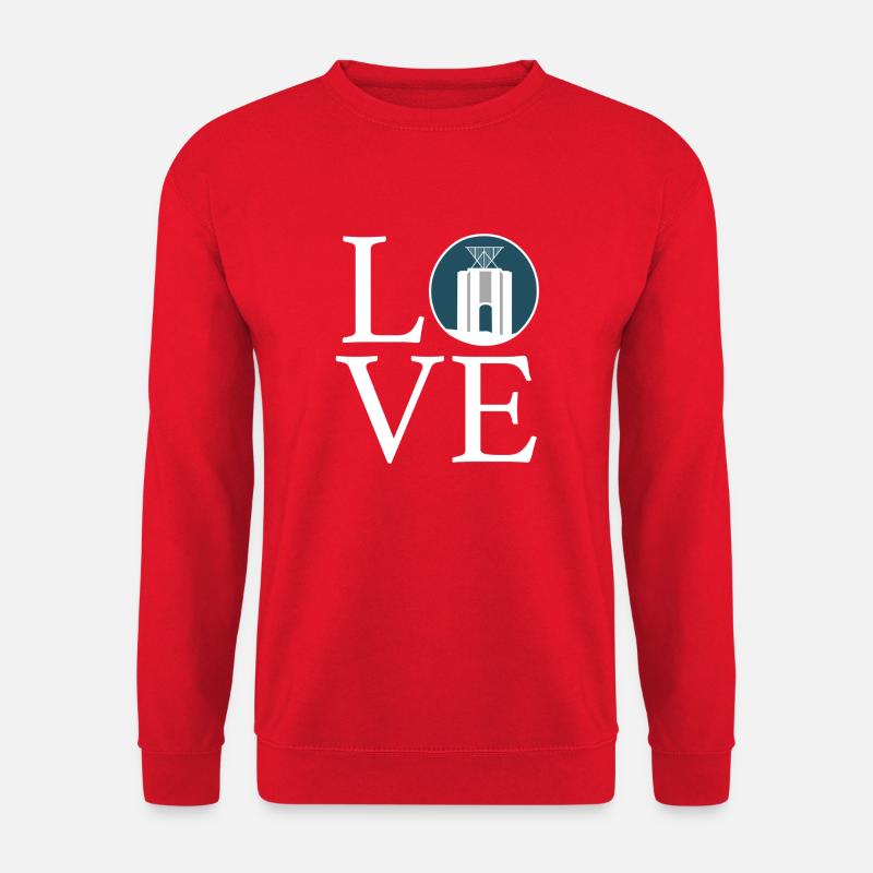 LOVE Norderney - Unisex Pullover - Rot