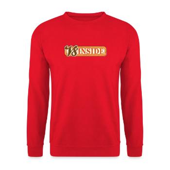 V8 Inside - Unisex Pullover - Rot - Vorne - Alina (178cm) & Michal (187cm)